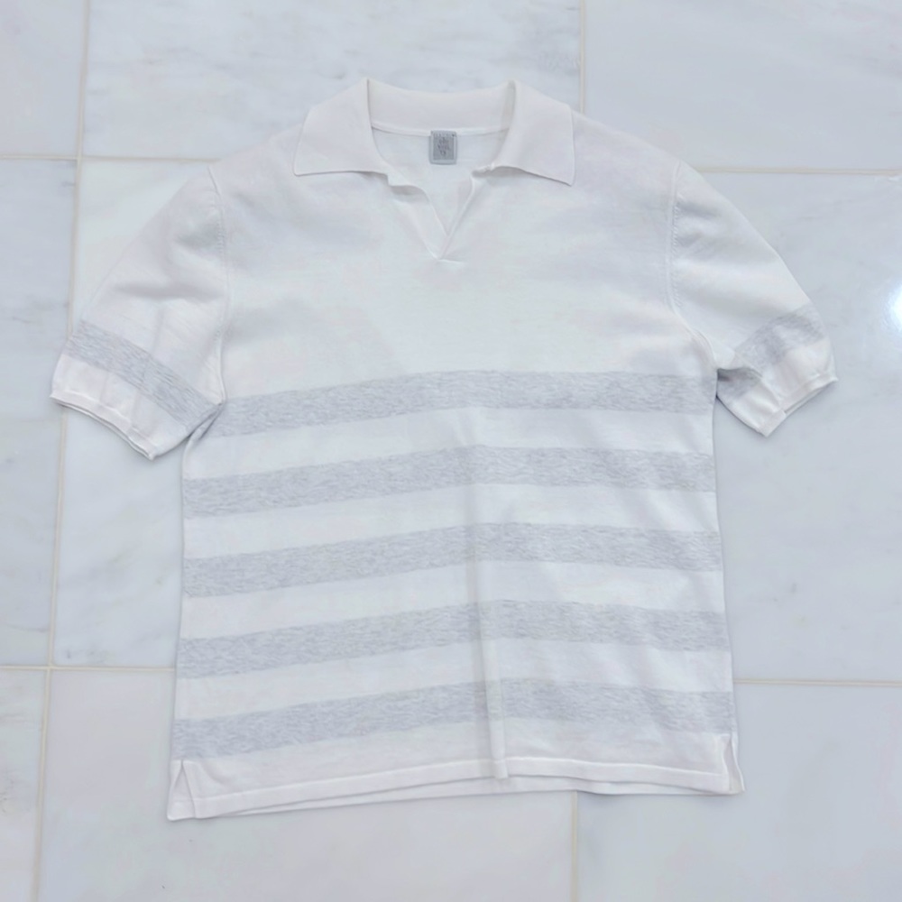 Milan based eleventy platinum short sleeve polo